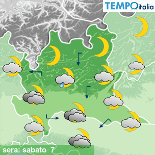 Mappa sera per la giornata del 2026-02-07