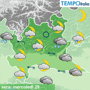 Mappa sera per la giornata del 2026-04-29