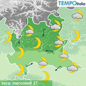 Mappa sera per la giornata del 2026-05-27