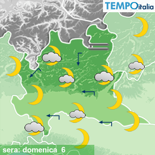 Mappa sera per la giornata del 2026-09-06