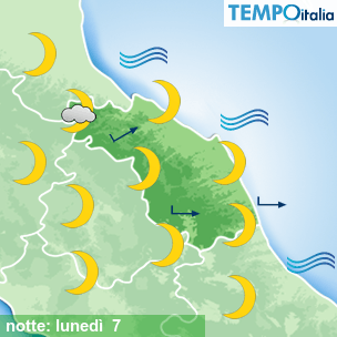 Mappa notte per la giornata del 2026-09-07
