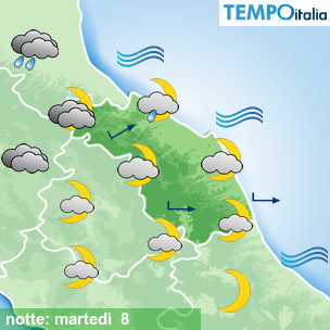 Mappa notte per la giornata del 2026-09-08