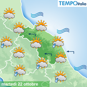 Mappa Giornaliera per la giornata di mercoledì 16 marzo