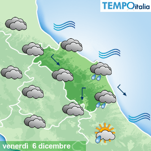 Mappa Giornaliera per la giornata di mercoledì 16 marzo