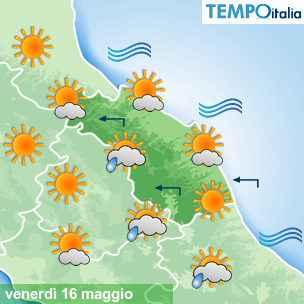 Mappa Giornaliera per la giornata di mercoledì 16 marzo