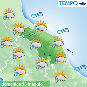 Mappa Giornaliera per la giornata di mercoledì 16 marzo