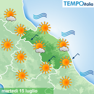 Mappa Giornaliera per la giornata di mercoledì 16 marzo