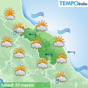 Mappa Giornaliera per la giornata di mercoledì 16 marzo