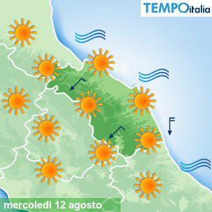 Mappa Giornaliera per la giornata di mercoledì 16 marzo