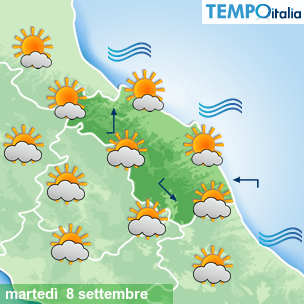 Mappa Giornaliera per la giornata di mercoledì 16 marzo