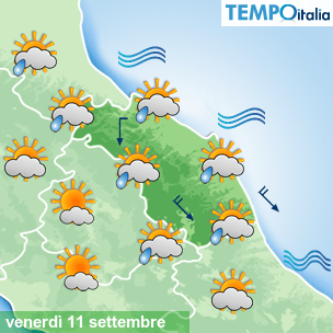 Mappa Giornaliera per la giornata di mercoledì 16 marzo