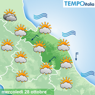 Mappa Giornaliera per la giornata di mercoledì 16 marzo