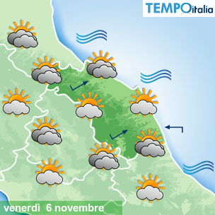 Mappa Giornaliera per la giornata di mercoledì 16 marzo