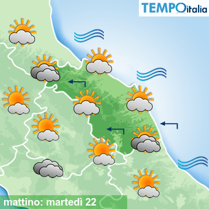 Mappa mattino per la giornata del 2024-10-22