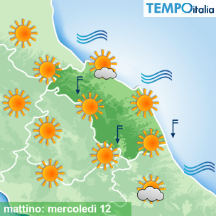 Mappa mattino per la giornata del 2026-08-12