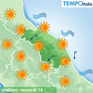 Mappa mattino per la giornata del 2026-08-14