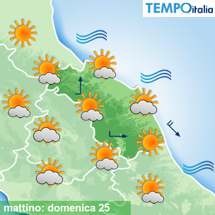 Mappa mattino per la giornata del 2026-10-25