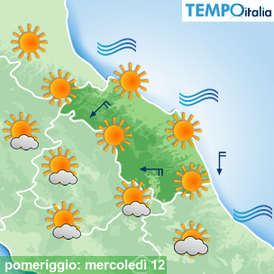 Mappa pomeriggio per la giornata del 2026-08-12