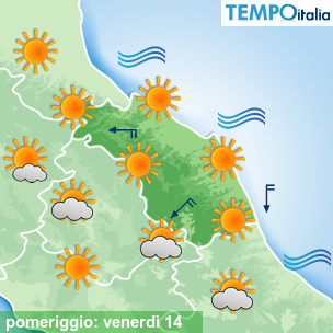 Mappa pomeriggio per la giornata del 2026-08-14