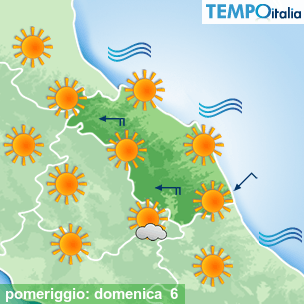 Mappa pomeriggio per la giornata del 2026-09-06