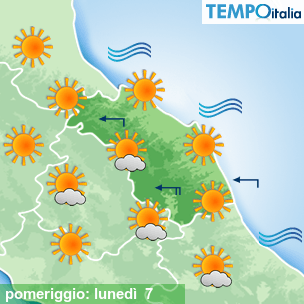 Mappa pomeriggio per la giornata del 2026-09-07