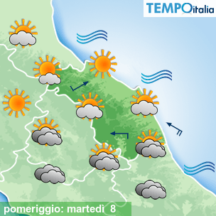 Mappa pomeriggio per la giornata del 2026-09-08