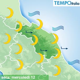 Mappa sera per la giornata del 2026-08-12