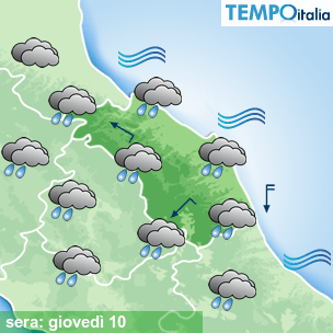 Mappa sera per la giornata del 2026-09-10