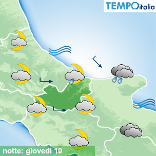Mappa notte per la giornata del 2026-09-10
