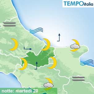 Mappa notte per la giornata del 2026-10-20