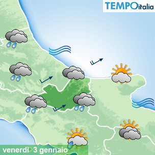 Mappa Giornaliera per la giornata di mercoledì 16 marzo