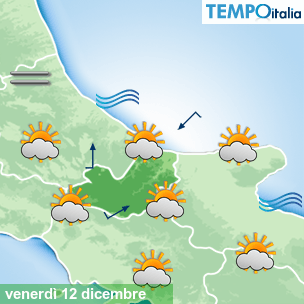 Mappa Giornaliera per la giornata di mercoledì 16 marzo