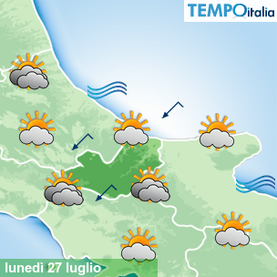 Mappa Giornaliera per la giornata di mercoledì 16 marzo