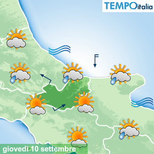 Mappa Giornaliera per la giornata di mercoledì 16 marzo