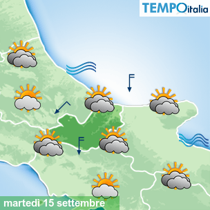 Mappa Giornaliera per la giornata di mercoledì 16 marzo