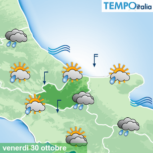 Mappa Giornaliera per la giornata di mercoledì 16 marzo