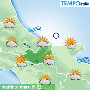 Mappa mattino per la giornata del 2024-10-22