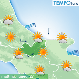 Mappa mattino per la giornata del 2026-07-27