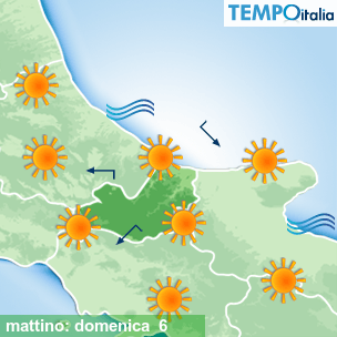 Mappa mattino per la giornata del 2026-09-06