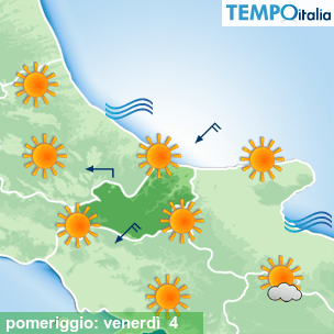 Mappa pomeriggio per la giornata del 2026-09-04