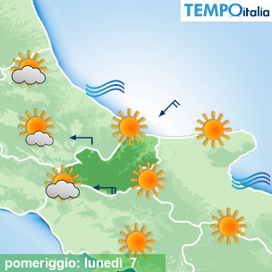 Mappa pomeriggio per la giornata del 2026-09-07