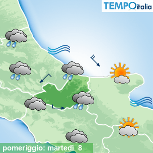 Mappa pomeriggio per la giornata del 2026-09-08