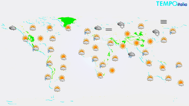 mappa mondo