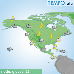 Mappa notte per la giornata del 2026-10-22