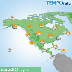 Mappa Giornaliera per la giornata di mercoledì 16 marzo