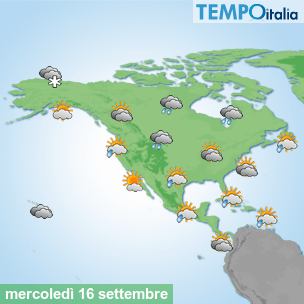 Mappa Giornaliera per la giornata di mercoledì 16 marzo