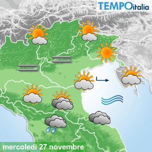 Mappa Giornaliera per la giornata di mercoledì 16 marzo