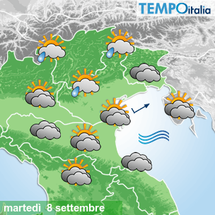 Mappa Giornaliera per la giornata di mercoledì 16 marzo