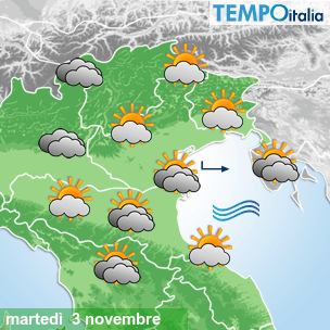 Mappa Giornaliera per la giornata di mercoledì 16 marzo