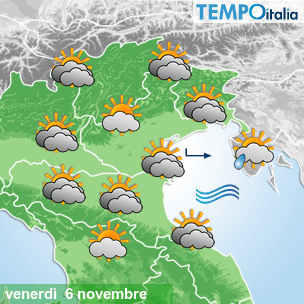 Mappa Giornaliera per la giornata di mercoledì 16 marzo